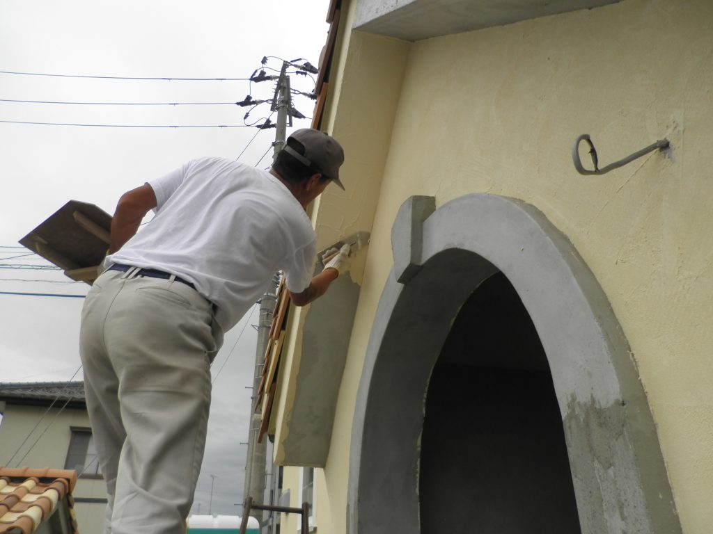 酒田市みずほで建築中、「プロヴァンスな家」