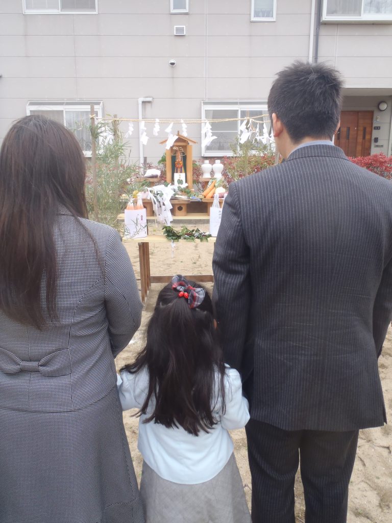 Jちゃんと地鎮祭