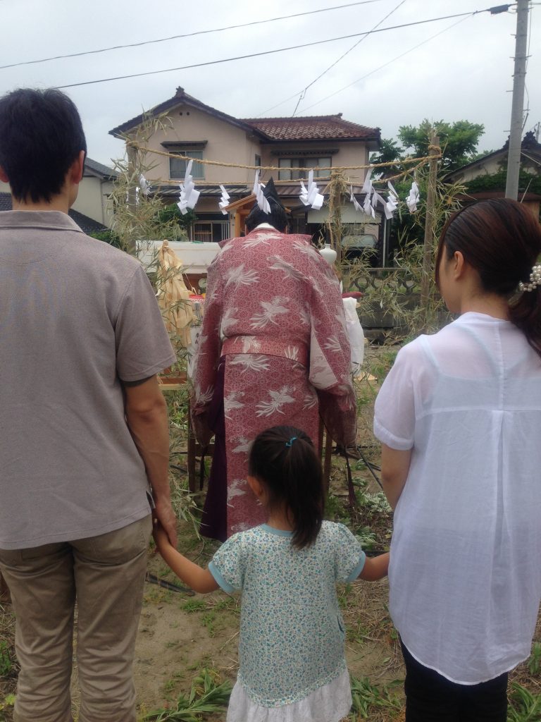 サーフィン好きなご夫婦と地鎮祭
