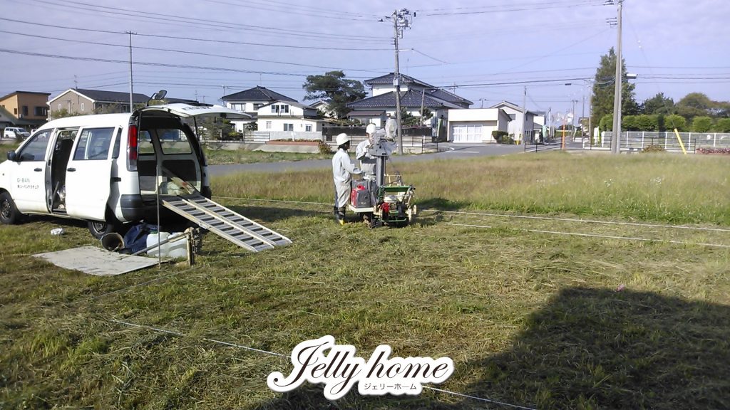 かすかな期待を掛けたい・・・地盤調査