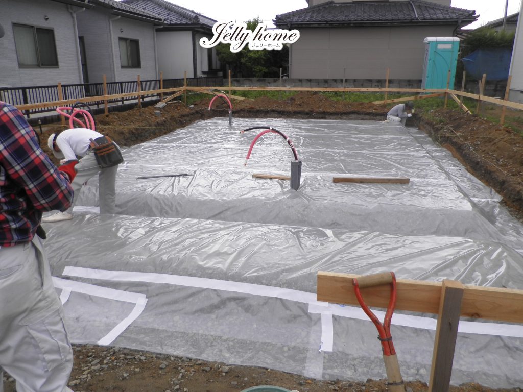 防湿シートはとても重要な役割