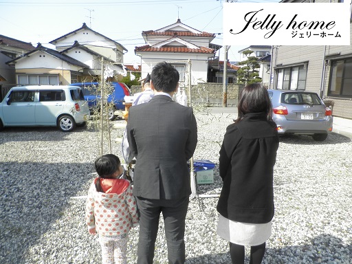 地鎮祭を迎えた「プロヴァンスの家」
