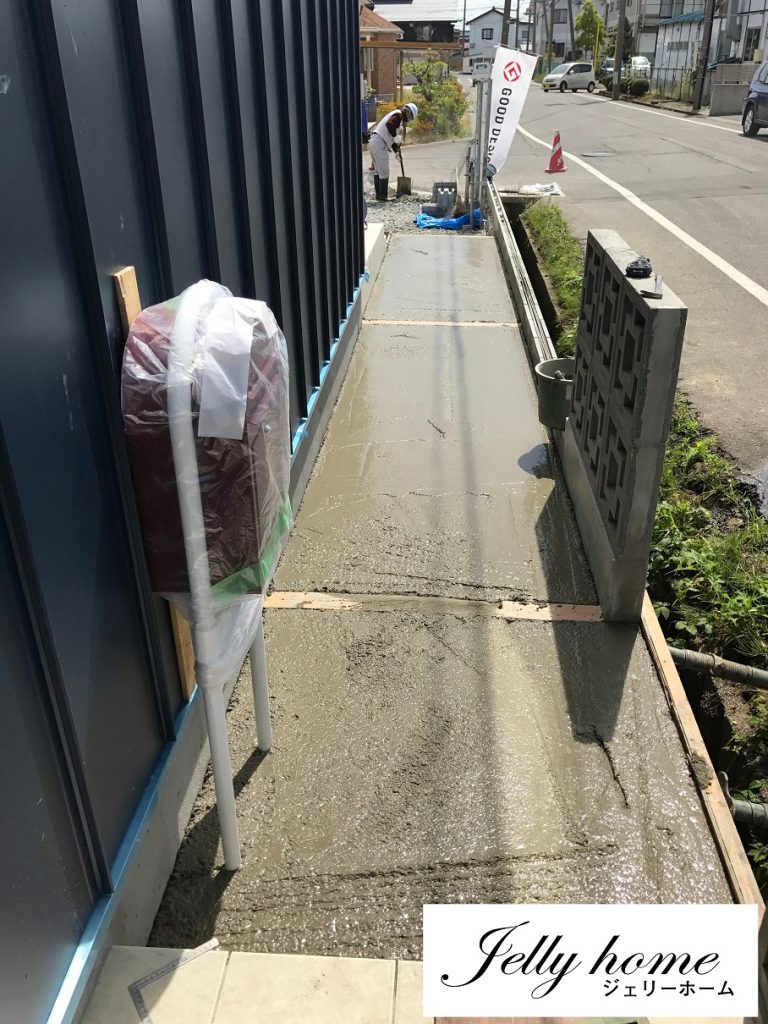 MHは外構工事も見応え十分！