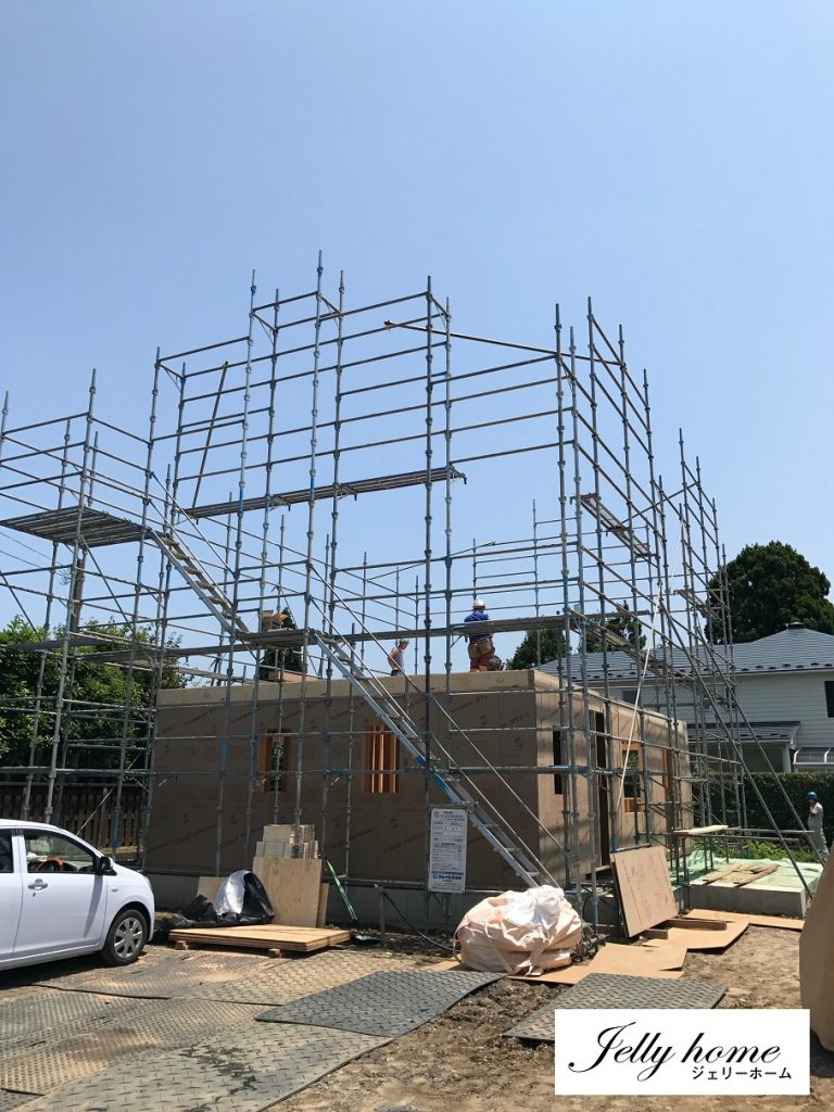 建て方二日目