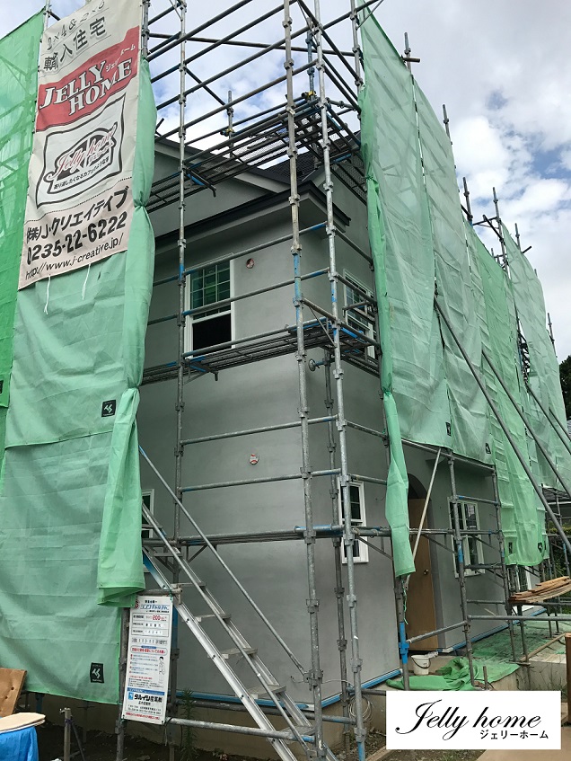 綺麗に仕上がったモルタル下地