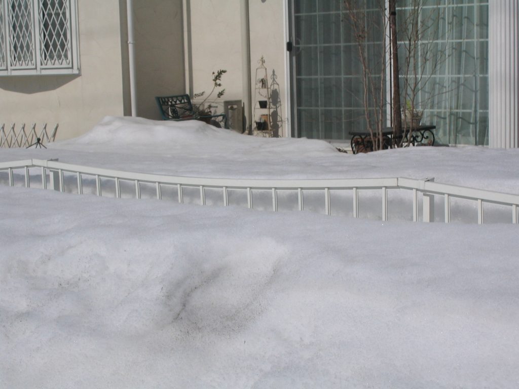 大雪に注意！