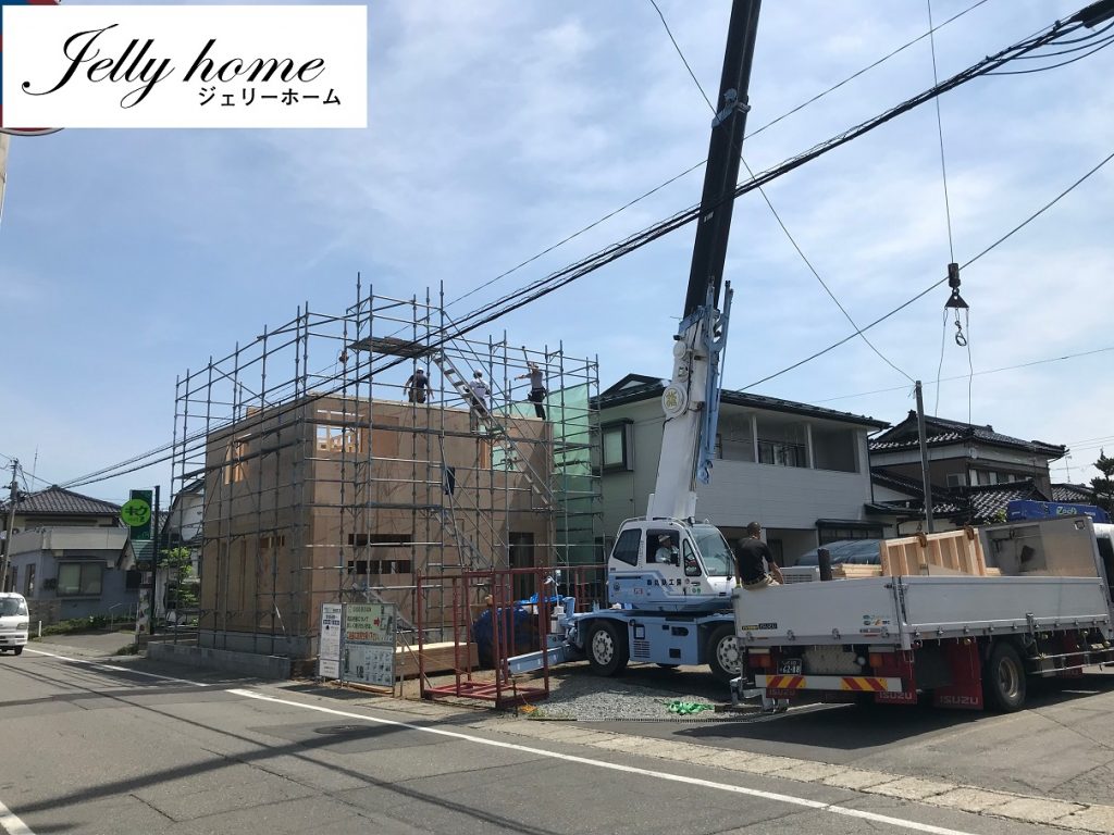 新海町モデルハウス・・・フレーミング３日目