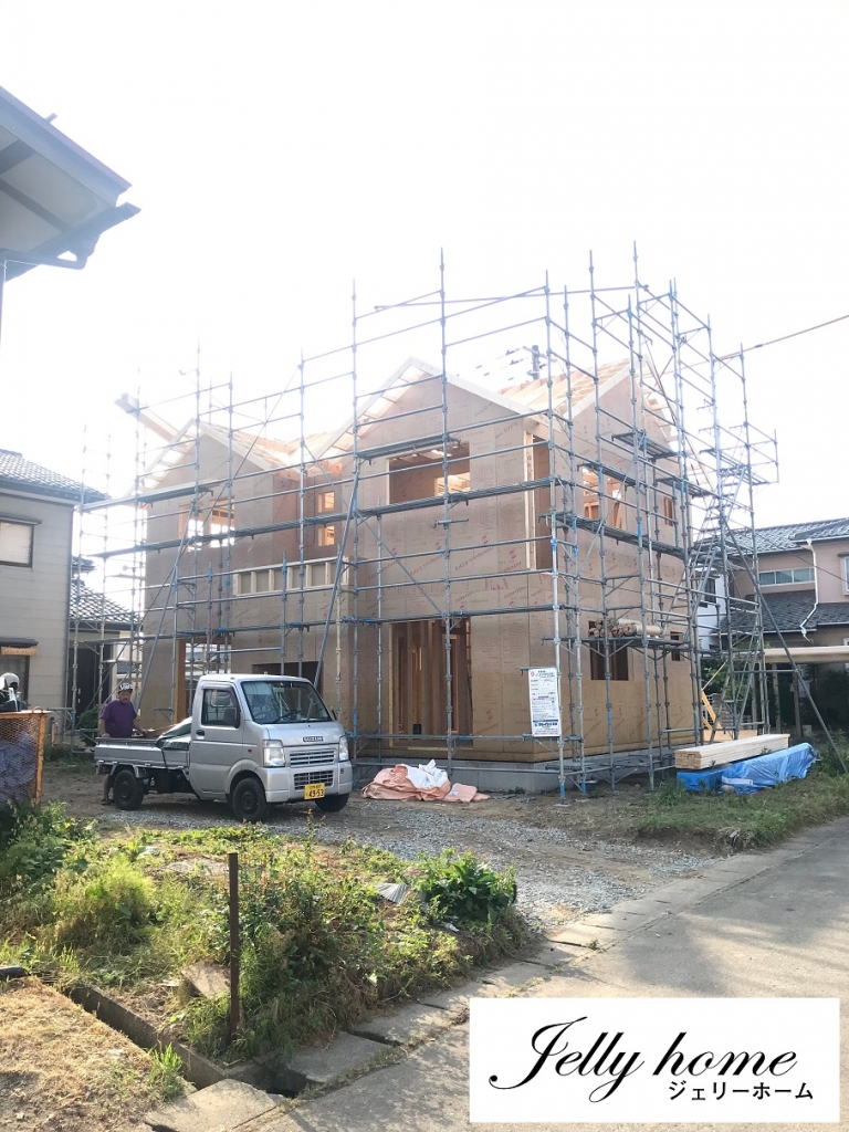 フレーミング三日目・・・外観が見えてきた。