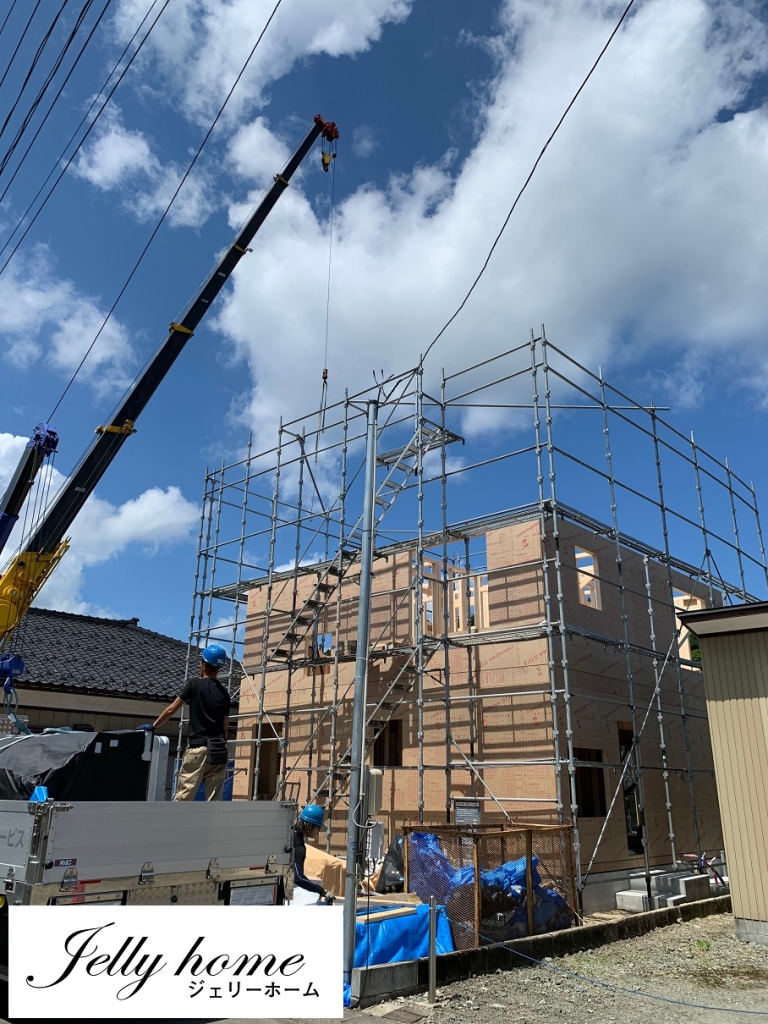フレーミング工事、三日目