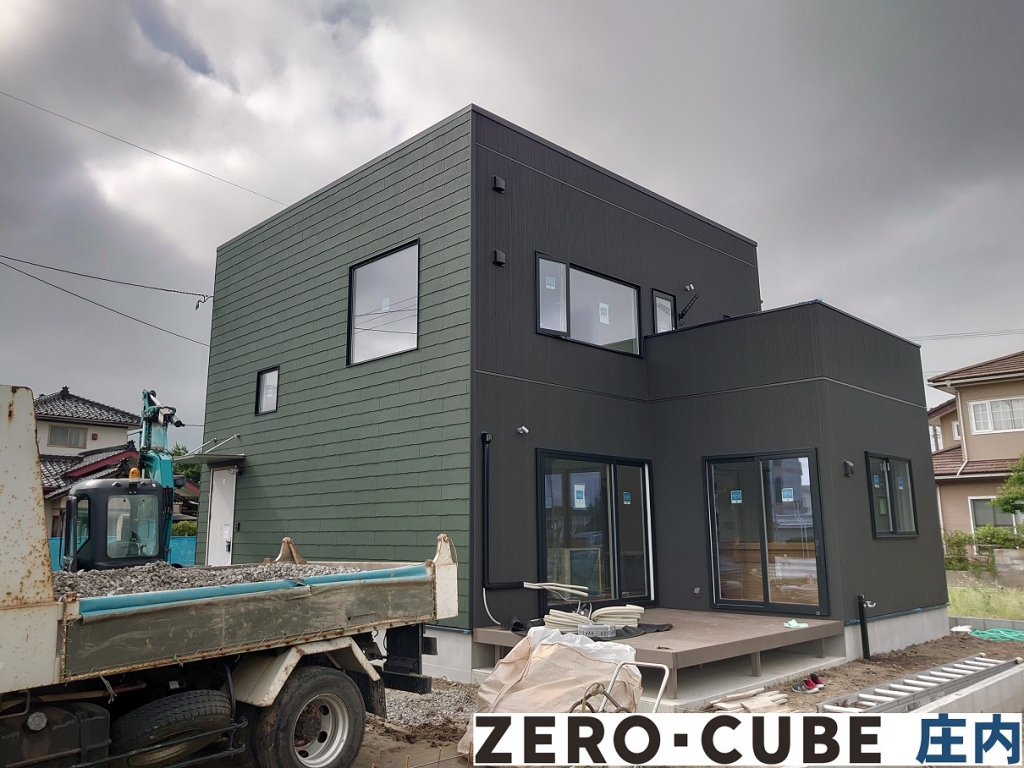 内覧会開催まで一カ月を切った、庄内町の「ZERO-CUBE＋BOX」