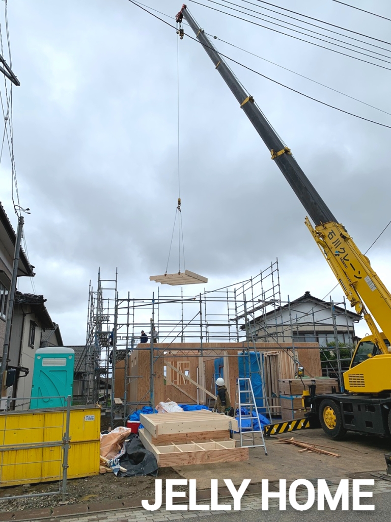 今日から建て方がスタート